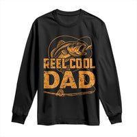 Reel Cool Dad Long Sleeve Shirt Funny Fishing Fisherman Fathers Day