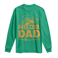 Reel Cool Dad Long Sleeve Shirt Funny Fishing Fisherman Fathers Day