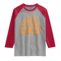 Reel Cool Dad Raglan Shirt Funny Fishing Fisherman Fathers Day