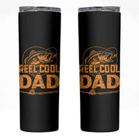 Reel Cool Dad Skinny Tumbler Funny Fishing Fisherman Fathers Day
