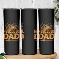 Reel Cool Dad Skinny Tumbler Funny Fishing Fisherman Fathers Day