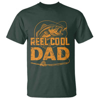 Reel Cool Dad T Shirt Funny Fishing Fisherman Fathers Day