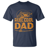 Reel Cool Dad T Shirt Funny Fishing Fisherman Fathers Day