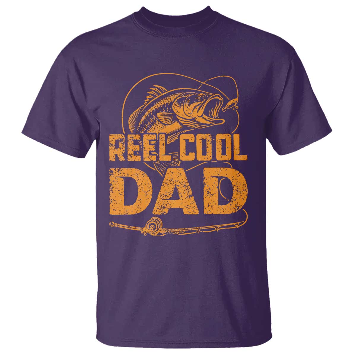 Reel Cool Dad T Shirt Funny Fishing Fisherman Fathers Day