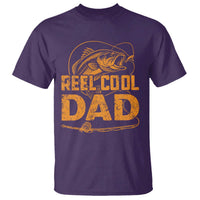 Reel Cool Dad T Shirt Funny Fishing Fisherman Fathers Day