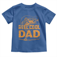 Reel Cool Dad Toddler T Shirt Funny Fishing Fisherman Fathers Day