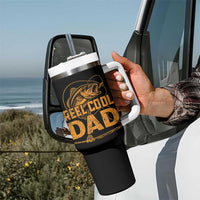 Reel Cool Dad Tumbler With Handle Funny Fishing Fisherman Fathers Day