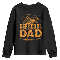 Reel Cool Dad Youth Sweatshirt Funny Fishing Fisherman Fathers Day