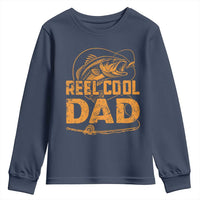 Reel Cool Dad Youth Sweatshirt Funny Fishing Fisherman Fathers Day