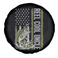 Uncle Fishing Spare Tire Cover Reel Cool Uncle Fisherman US Flag