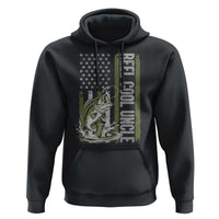 Uncle Fishing Hoodie Reel Cool Uncle Fisherman US Flag