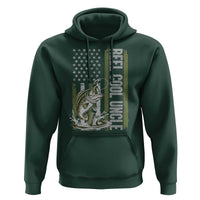 Uncle Fishing Hoodie Reel Cool Uncle Fisherman US Flag