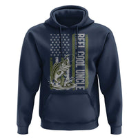 Uncle Fishing Hoodie Reel Cool Uncle Fisherman US Flag