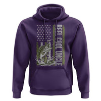 Uncle Fishing Hoodie Reel Cool Uncle Fisherman US Flag