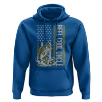 Uncle Fishing Hoodie Reel Cool Uncle Fisherman US Flag