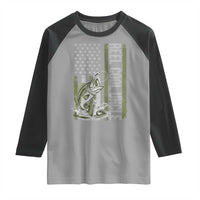 Uncle Fishing Raglan Shirt Reel Cool Uncle Fisherman US Flag