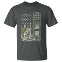 Uncle Fishing T Shirt Reel Cool Uncle Fisherman US Flag