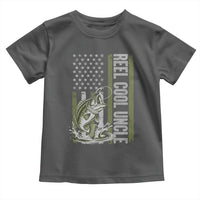 Uncle Fishing Toddler T Shirt Reel Cool Uncle Fisherman US Flag