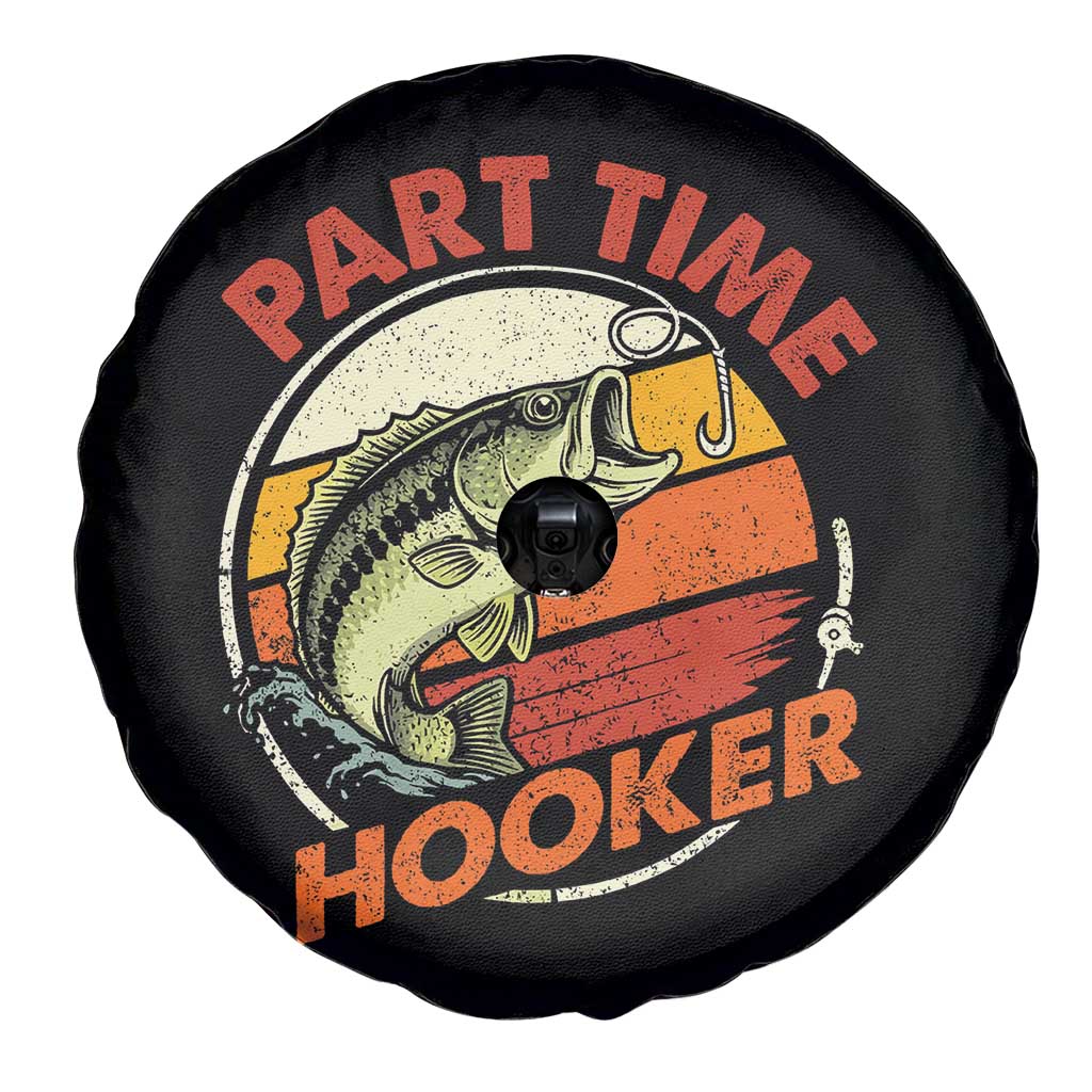 Part Time Hooker Spare Tire Cover Retro Funny Fishing
