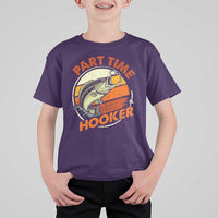 Part Time Hooker T Shirt For Kid Retro Funny Fishing
