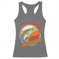 Part Time Hooker Racerback Tank Top Retro Funny Fishing