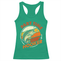Part Time Hooker Racerback Tank Top Retro Funny Fishing