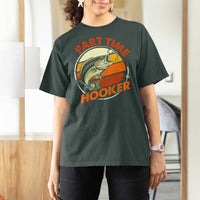 Part Time Hooker T Shirt For Women Retro Funny Fishing