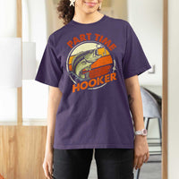 Part Time Hooker T Shirt For Women Retro Funny Fishing