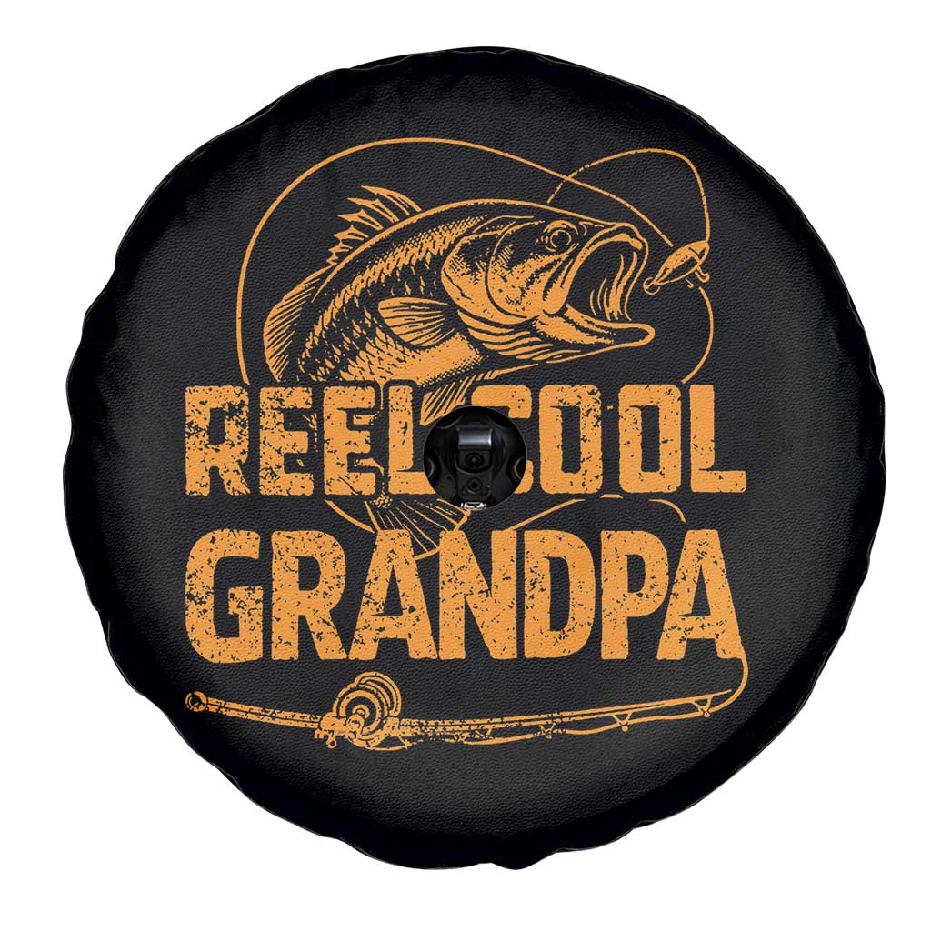 Reel Cool Grandpa Spare Tire Cover Funny Fishing Fisherman Fathers Day