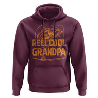 Reel Cool Grandpa Hoodie Funny Fishing Fisherman Fathers Day