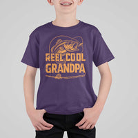 Reel Cool Grandpa T Shirt For Kid Funny Fishing Fisherman Fathers Day
