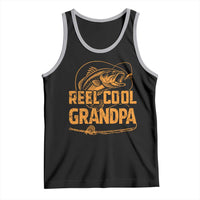Reel Cool Grandpa Tank Top Funny Fishing Fisherman Fathers Day