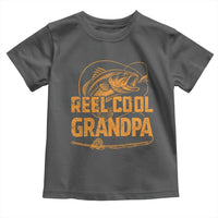 Reel Cool Grandpa Toddler T Shirt Funny Fishing Fisherman Fathers Day