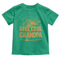 Reel Cool Grandpa Toddler T Shirt Funny Fishing Fisherman Fathers Day
