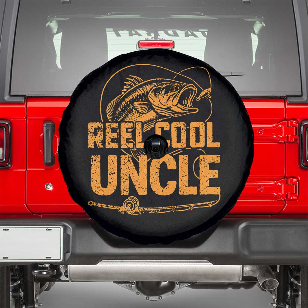Reel Cool Uncle Spare Tire Cover Funny Fishing Fisherman Fathers Day