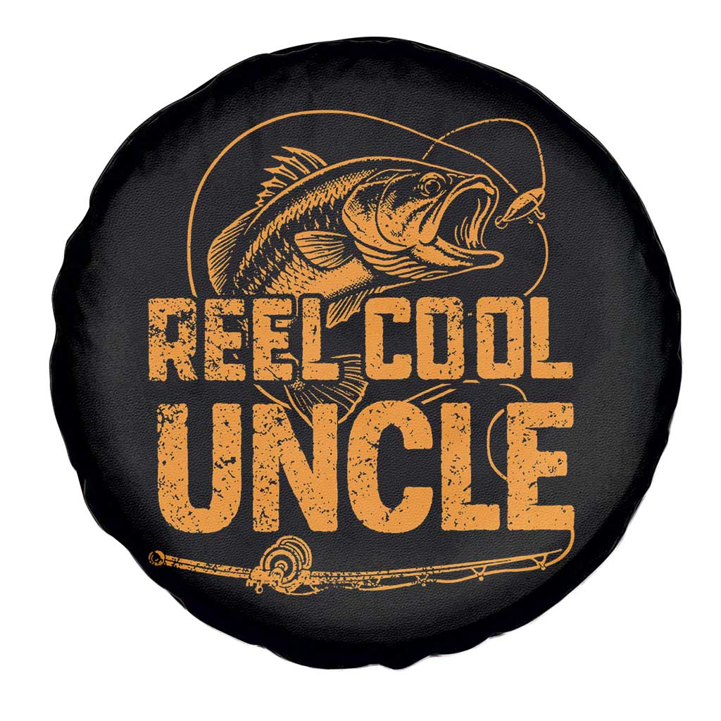 Reel Cool Uncle Spare Tire Cover Funny Fishing Fisherman Fathers Day