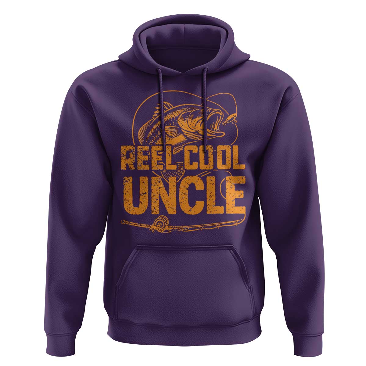 Reel Cool Uncle Hoodie Funny Fishing Fisherman Fathers Day