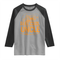 Reel Cool Uncle Raglan Shirt Funny Fishing Fisherman Fathers Day