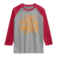 Reel Cool Uncle Raglan Shirt Funny Fishing Fisherman Fathers Day