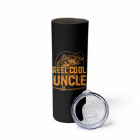 Reel Cool Uncle Skinny Tumbler Funny Fishing Fisherman Fathers Day