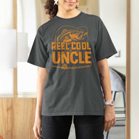 Reel Cool Uncle T Shirt For Women Funny Fishing Fisherman Fathers Day