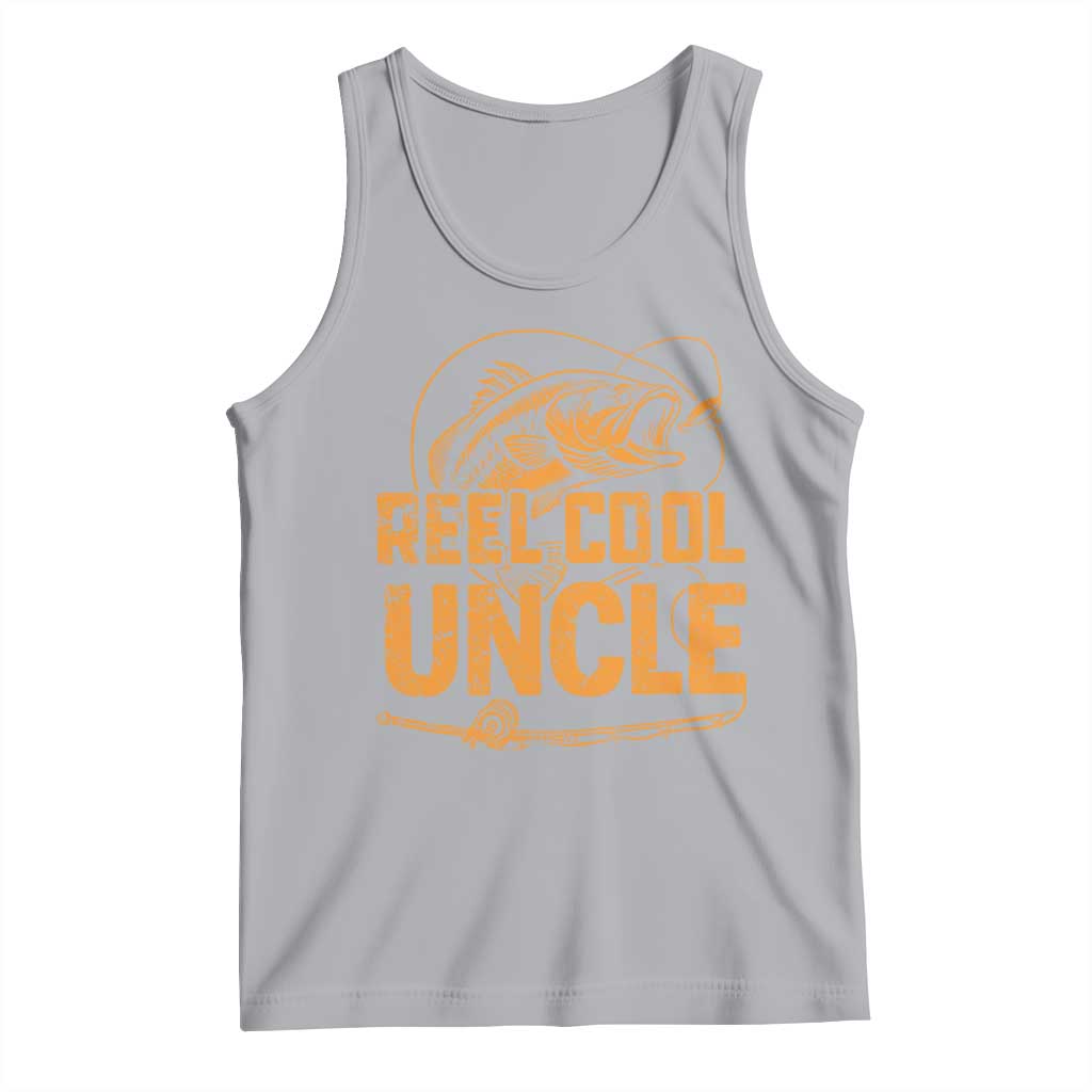 Reel Cool Uncle Tank Top Funny Fishing Fisherman Fathers Day
