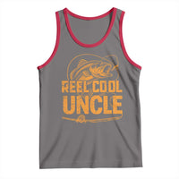 Reel Cool Uncle Tank Top Funny Fishing Fisherman Fathers Day
