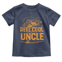 Reel Cool Uncle Toddler T Shirt Funny Fishing Fisherman Fathers Day