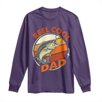 Reel Cool Dad Long Sleeve Shirt Funny Fathers Day Fishing Lover Fisherman