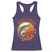 Reel Cool Dad Racerback Tank Top Funny Fathers Day Fishing Lover Fisherman