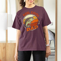 Reel Cool Dad T Shirt For Women Funny Fathers Day Fishing Lover Fisherman