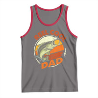 Reel Cool Dad Tank Top Funny Fathers Day Fishing Lover Fisherman