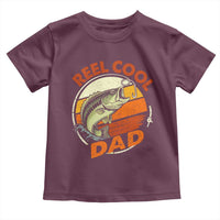 Reel Cool Dad Toddler T Shirt Funny Fathers Day Fishing Lover Fisherman