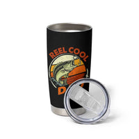 Reel Cool Dad Tumbler Cup Funny Fathers Day Fishing Lover Fisherman